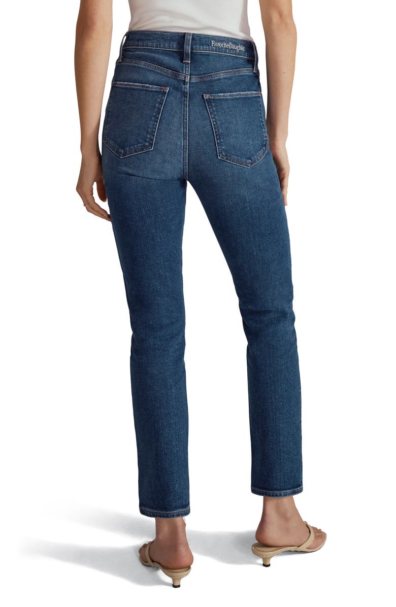 Favorite Daughter The Valentina Super High Waist Ankle Cigarette Jeans, Alternate, color, Dallas