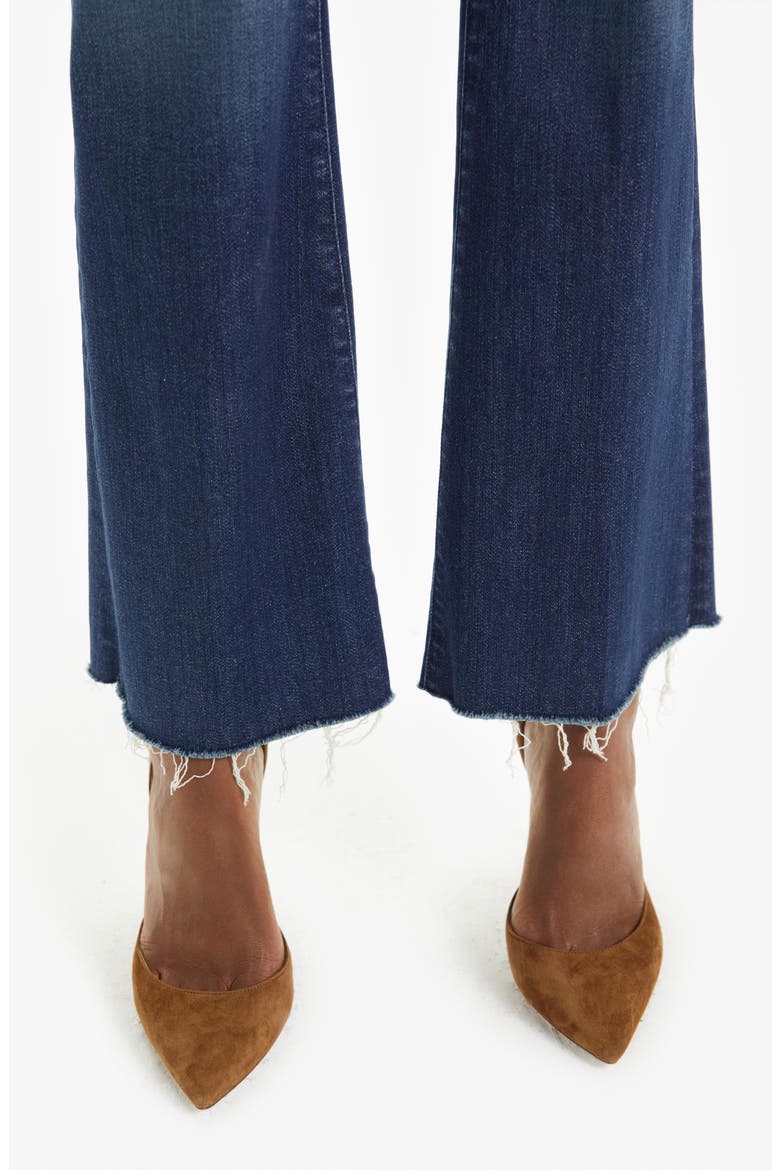 High Waist Frayed Flare Jeans, Alternate, color, SKUNK AT THE TEA PARTY