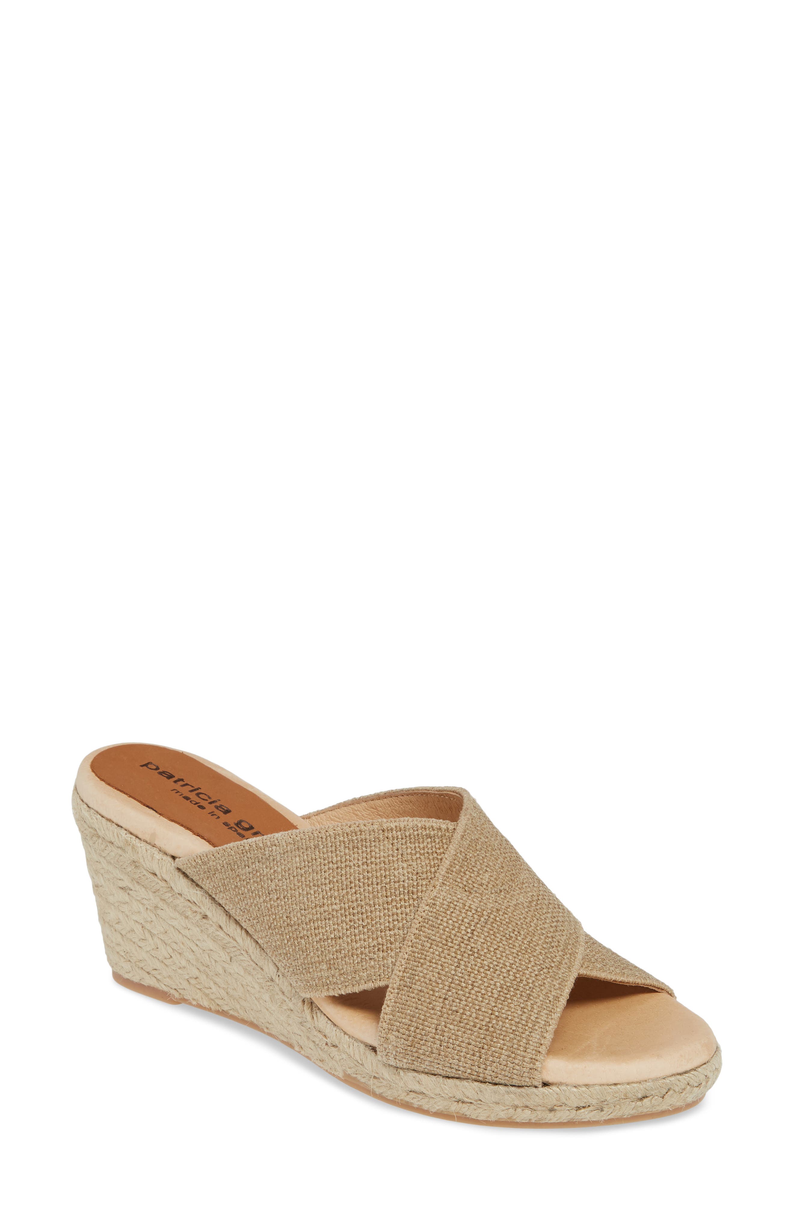 patricia green Shania Wedge Slide Sandal, Main, color, 