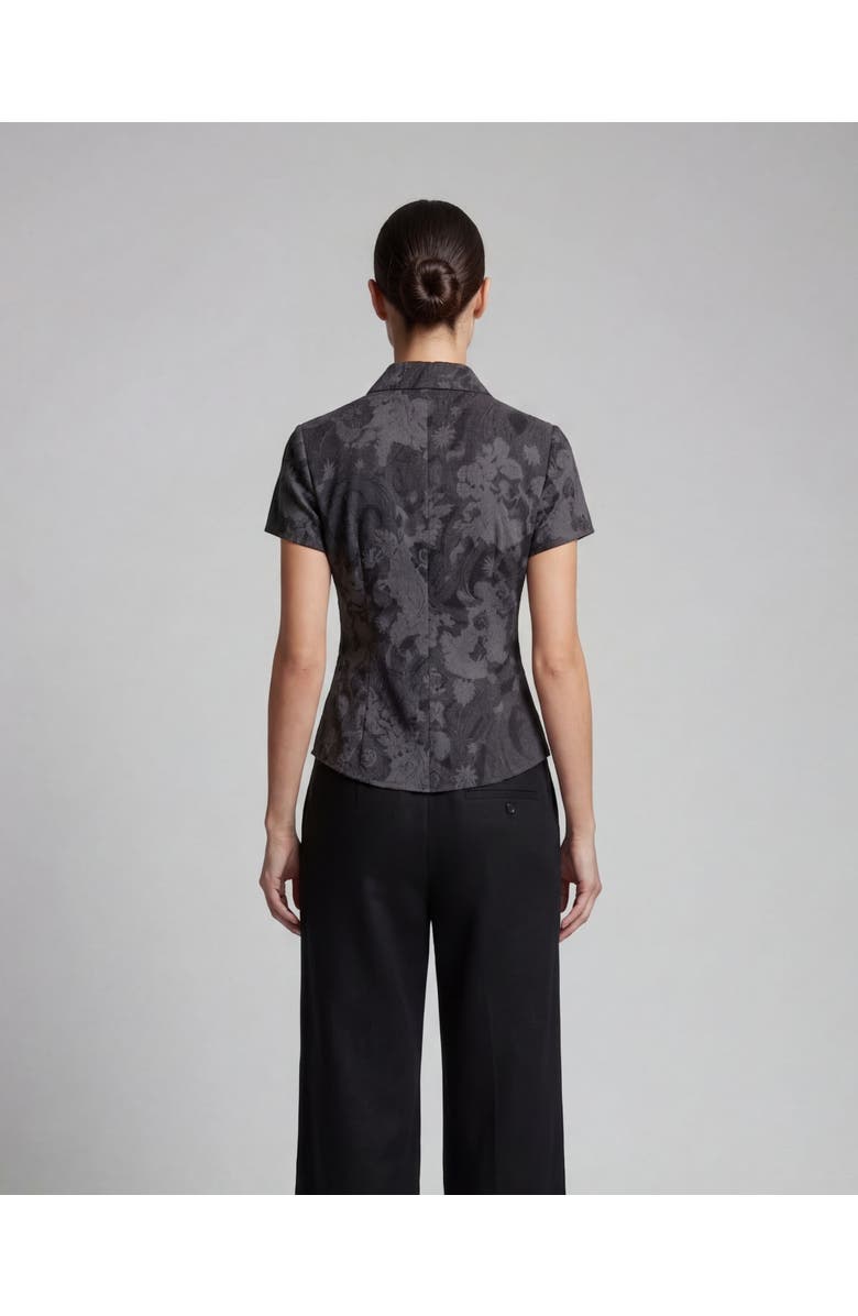Lords of Harlech Paisley Explosion Womens Printed Shirt, Alternate, color, Paisley Explosion Black