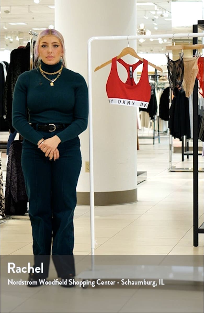 Logo Wirefree Racerback Bralette, sales video thumbnail