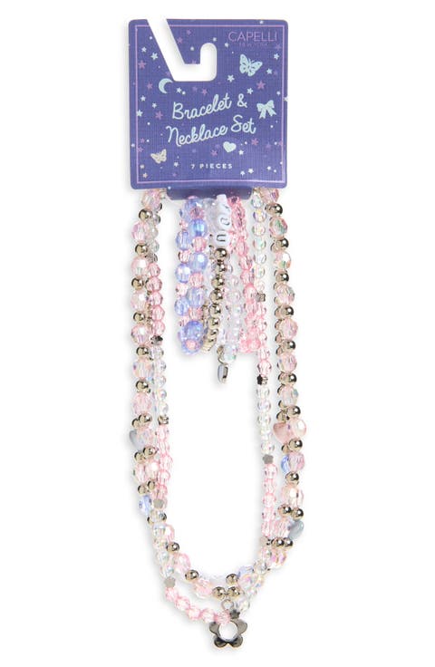 Kids' 7-Piece Necklace & Bracelet Set