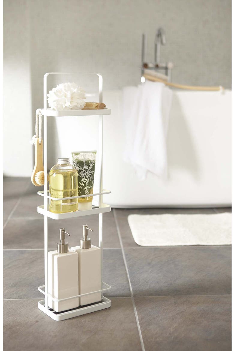 Shower Caddy, Alternate, color, WHITE