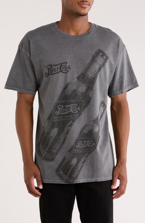 Pepsi Jumbo Bottles Cotton Graphic T-Shirt