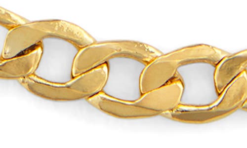 Fuzion Creations Figaro Chain Bracelet In Yellow