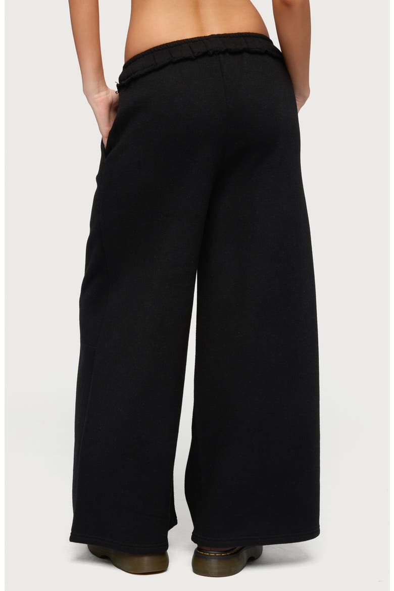 Kori Oversize Baggy Sweatpants, Alternate, color, BLACK