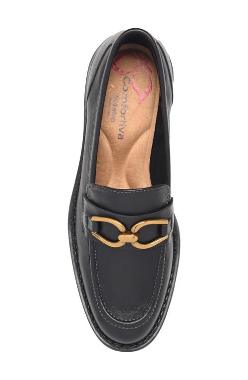 Comfortiva Ester Bit Loafer In Black