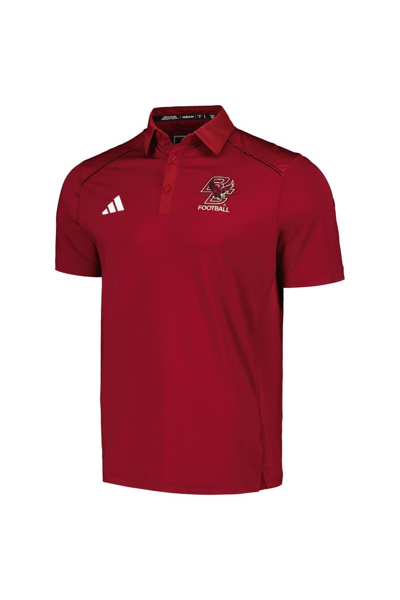 Men's adidas Maroon Boston College Eagles Classic AEROREADY Polo, Alternate, color, Maroon