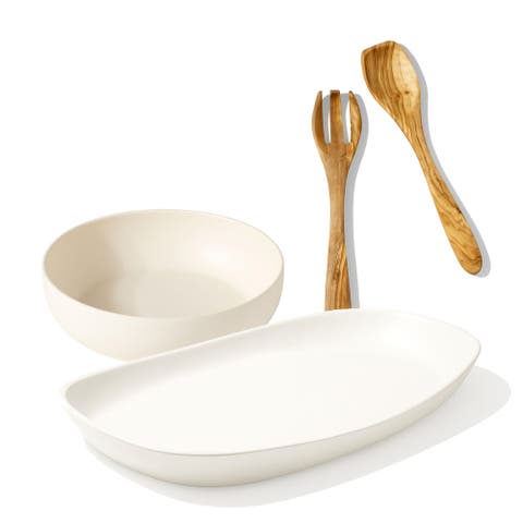 Serving Platter, Bowl 
Olive Wood Servers, Set of 4