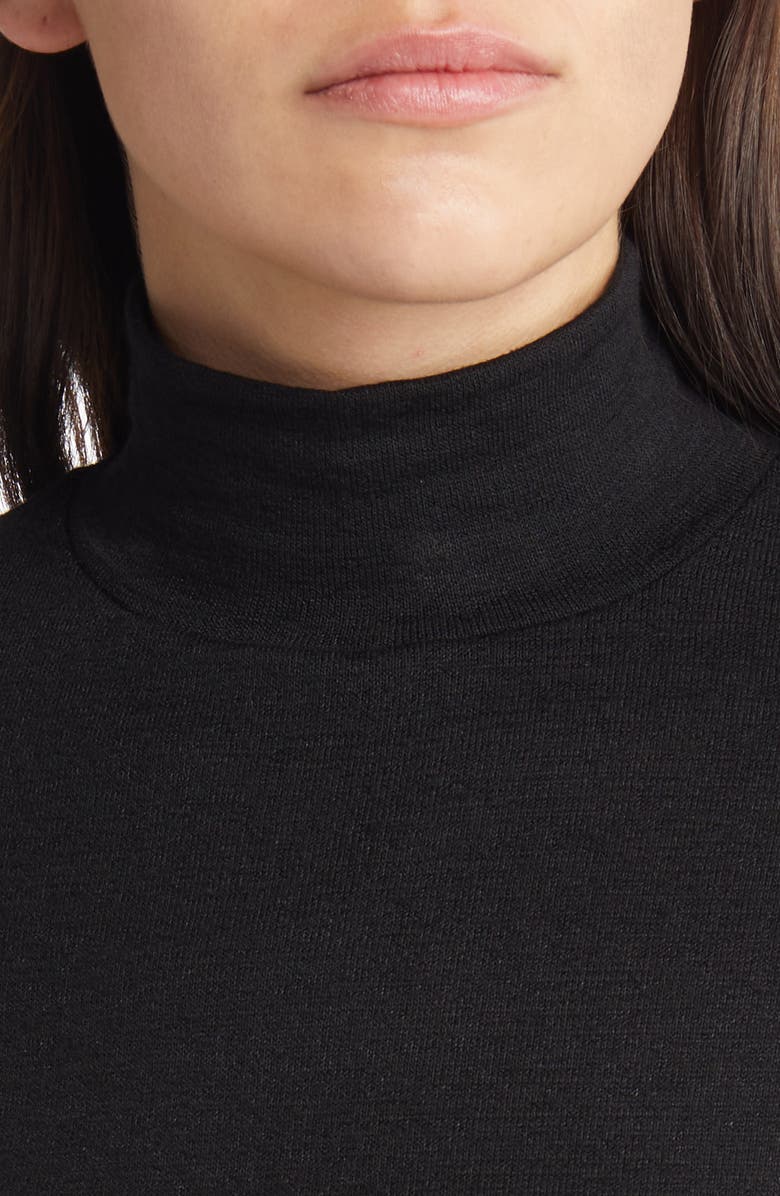 rag & bone Mock Neck Long Sleeve Sweater Dress, Alternate, color,