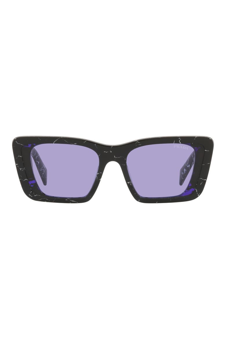 51mm Butterfly Sunglasses, Main, color, IVORY BLACK