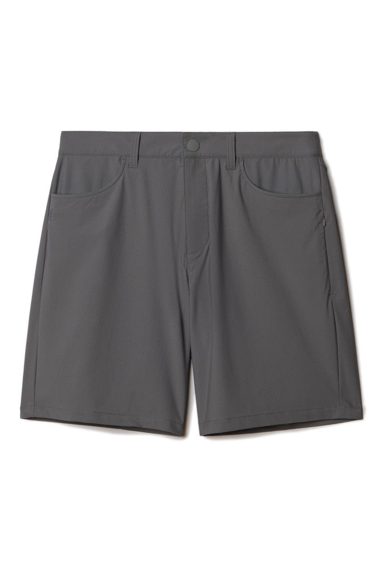 Momentum Water Repellent 9-Inch Golf Shorts, Alternate, color, SMOKE