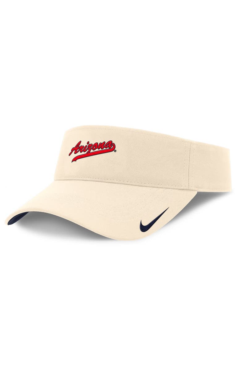 Nike Men's Nike Natural Arizona Wildcats Primetime Ace Adjustable Visor, Alternate, color, Natural