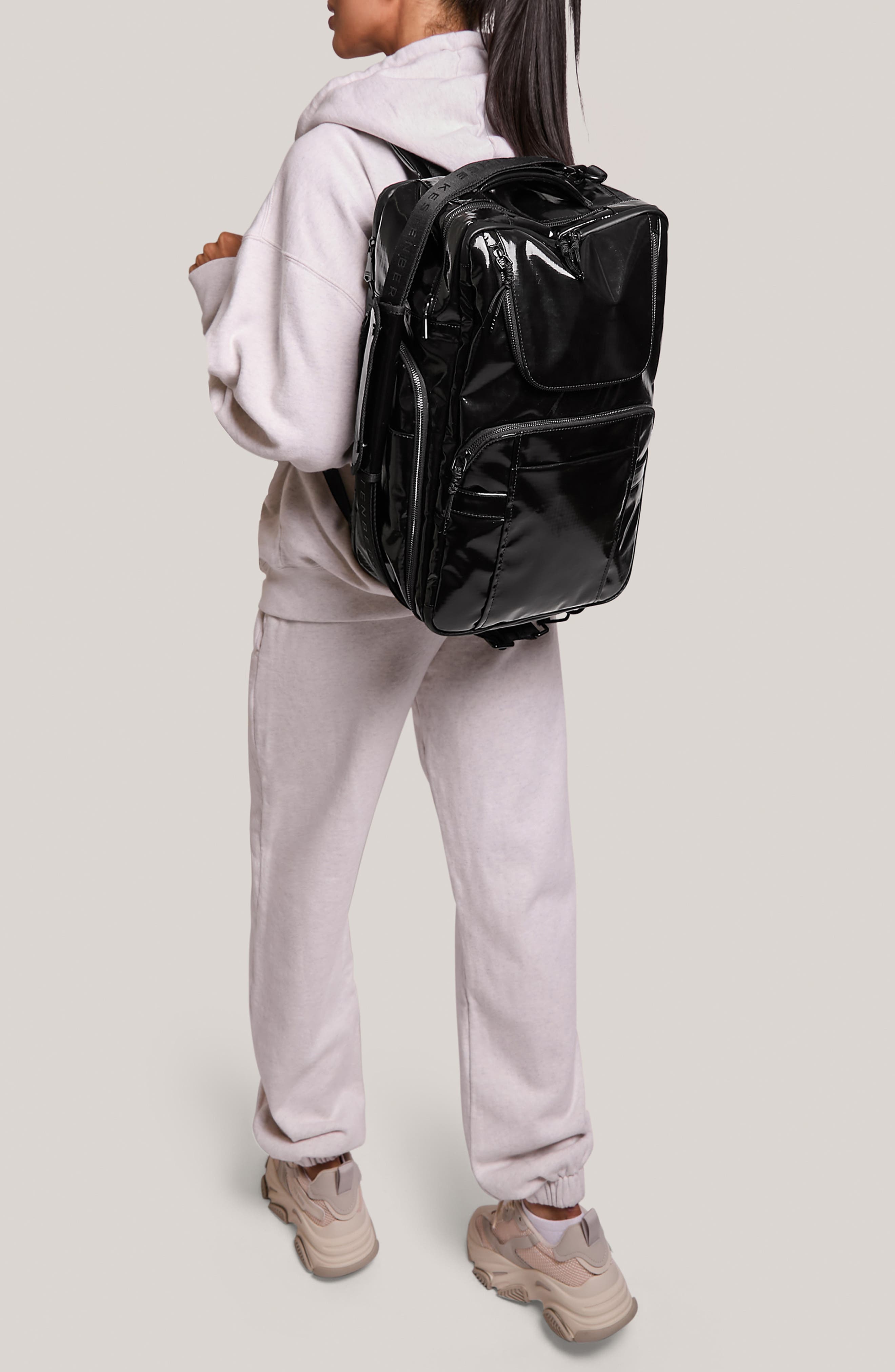 AIMEE Dakota Faux Leather Travel Backpack, Alternate, color, 