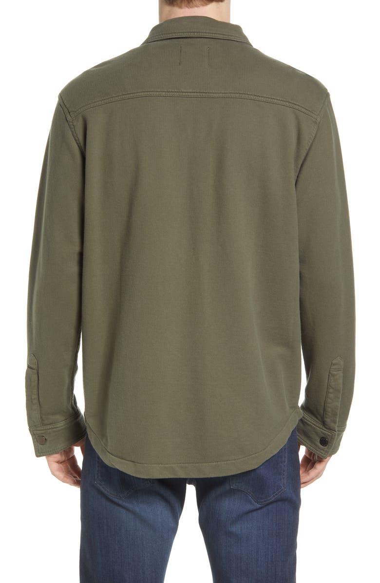AG Men's Elias Military Cotton Overshirt, Alternate, color, Infantry Green