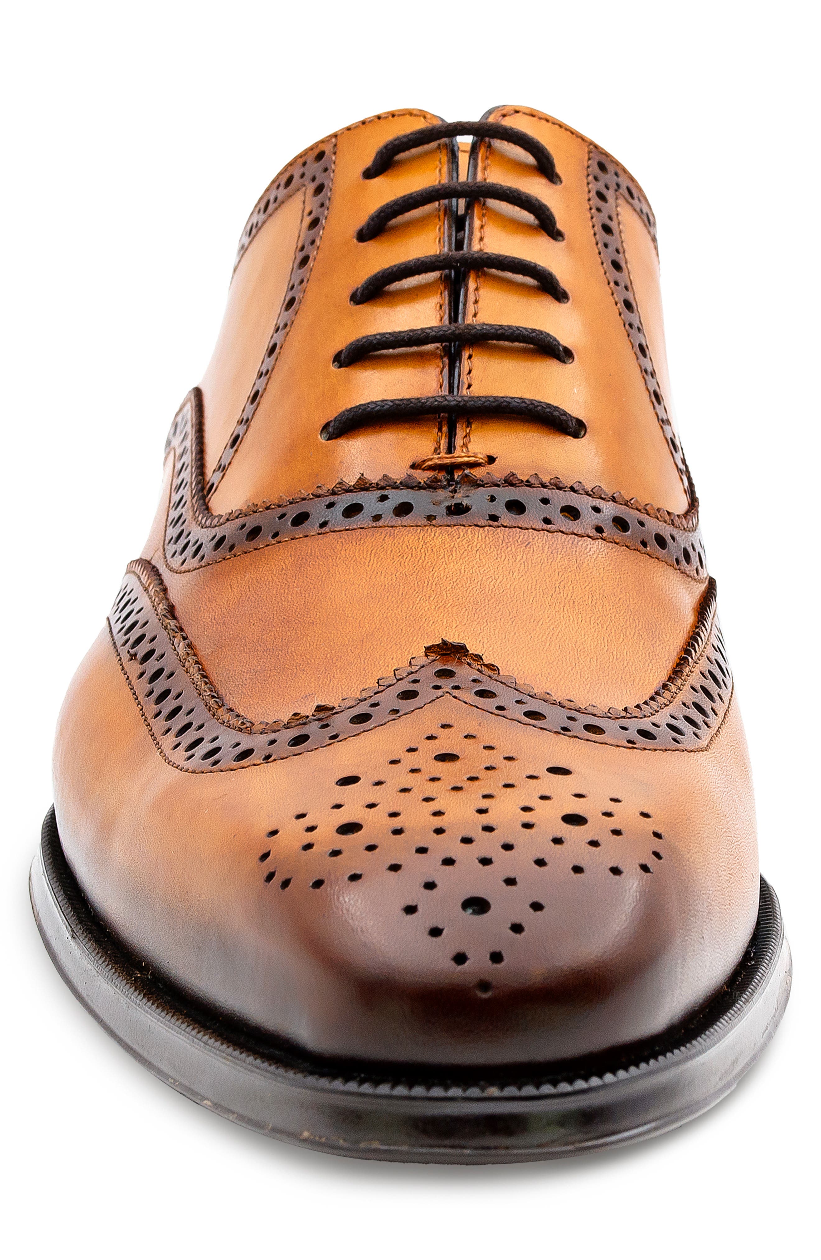Galco Wingtip Oxford, Alternate, color, COGNAC