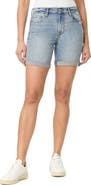 Kensie 7" Double Roll Cuff Shorts