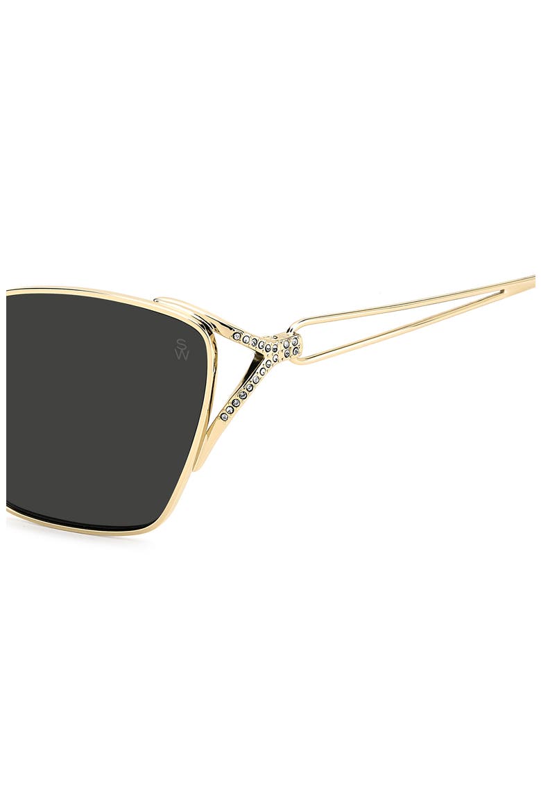 59mm Cat Eye Sunglasses, Alternate, color, GOLD/ GREY