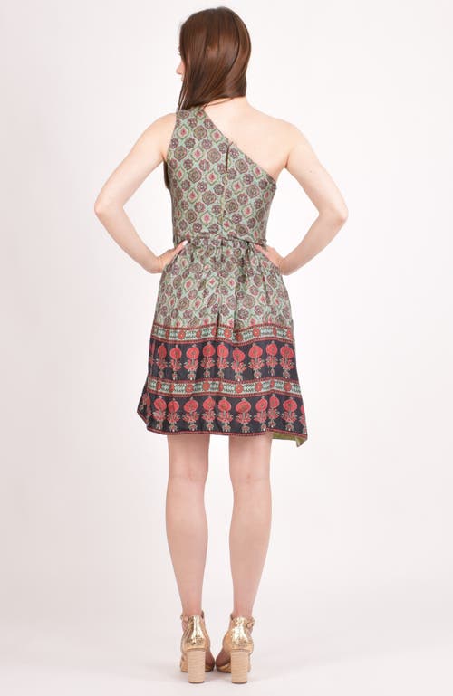 Raas Hazel Boho One Shoulder Mini Dress