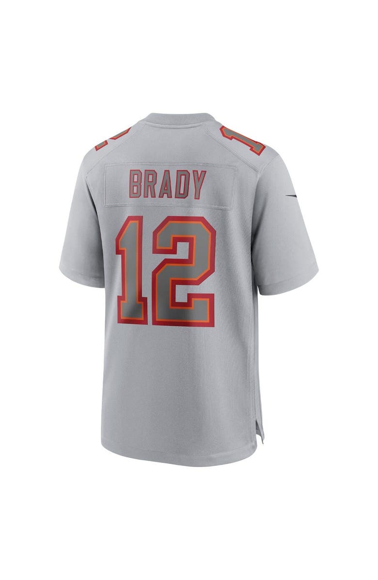 Nike Men's Nike Tom Brady Gray Tampa Bay Buccaneers Atmosphere Fashion Game Jersey, Alternate, color, 