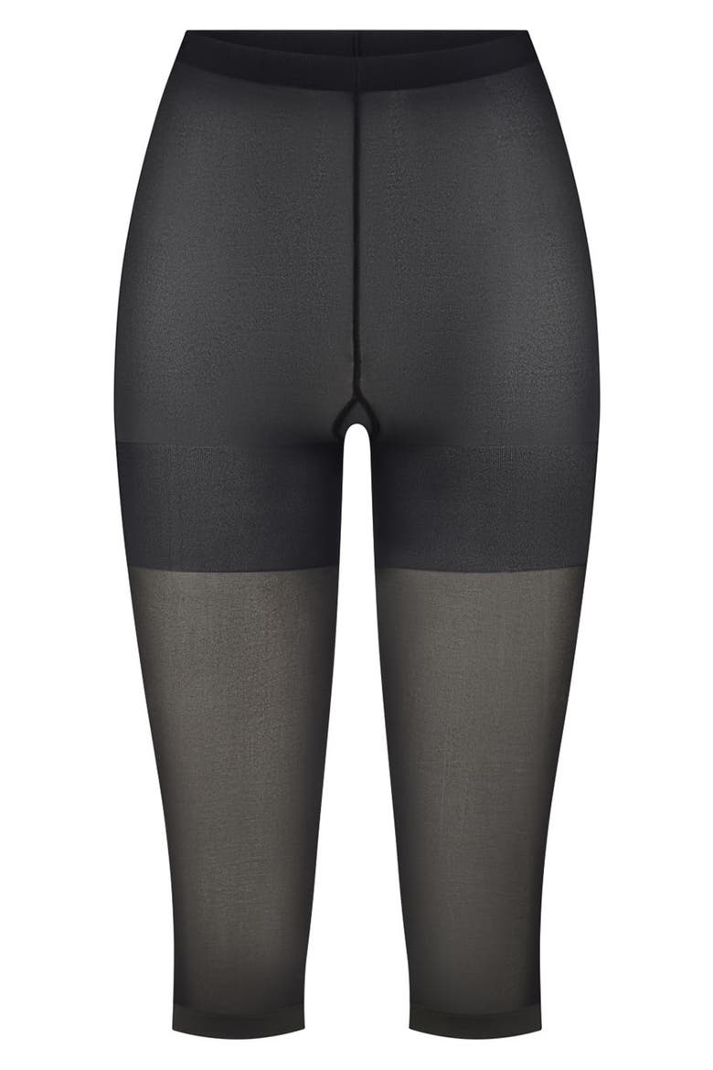 Shaping Capri Tights, Alternate, color, ONYX