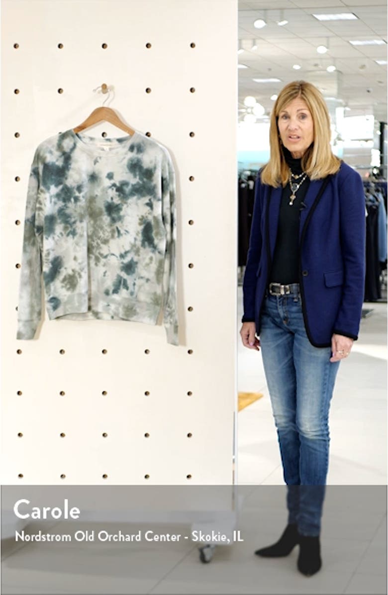 Tie Dye Crewneck Sweatshirt, sales video thumbnail