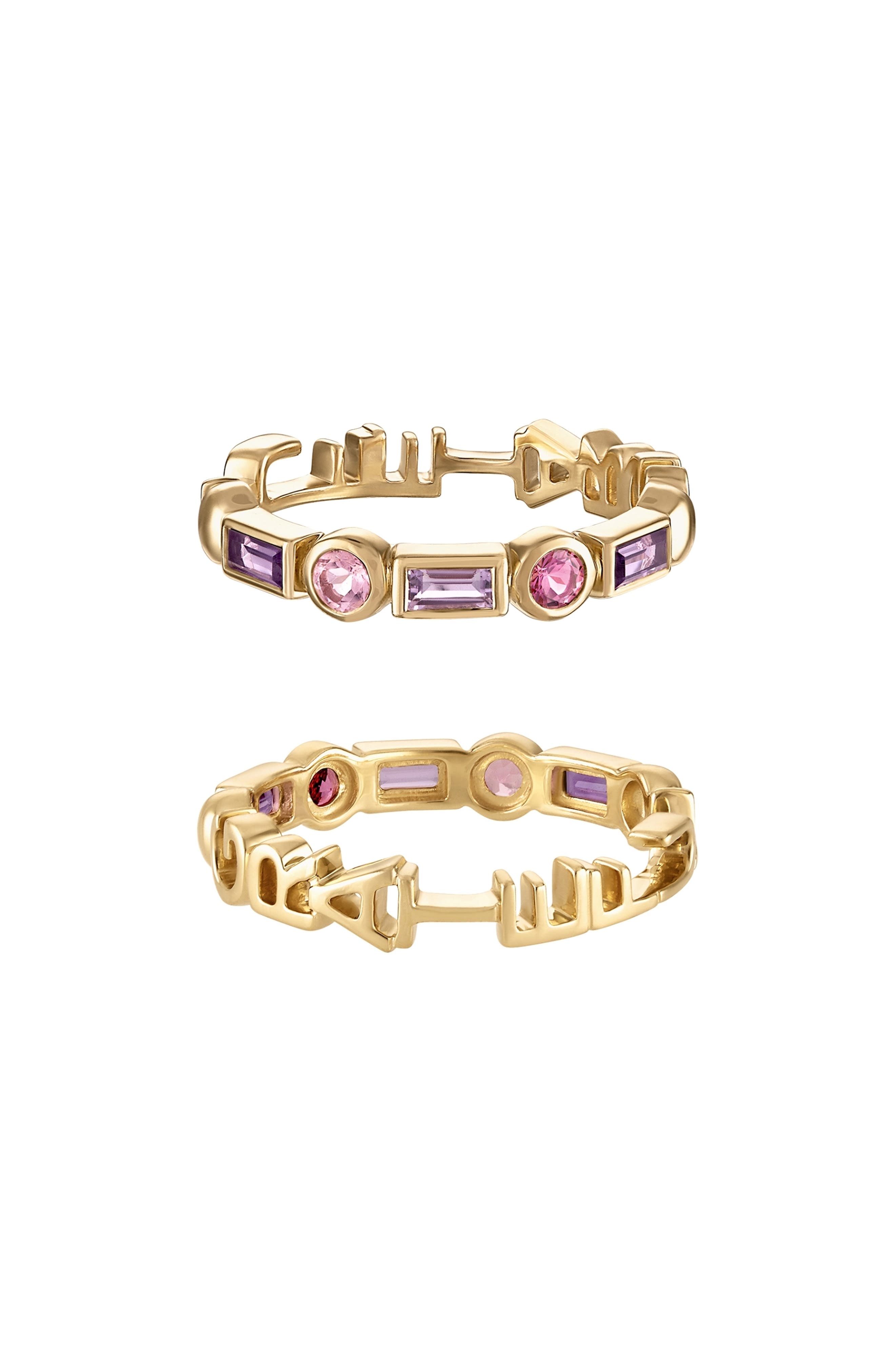 YELLOW GOLD, PINK