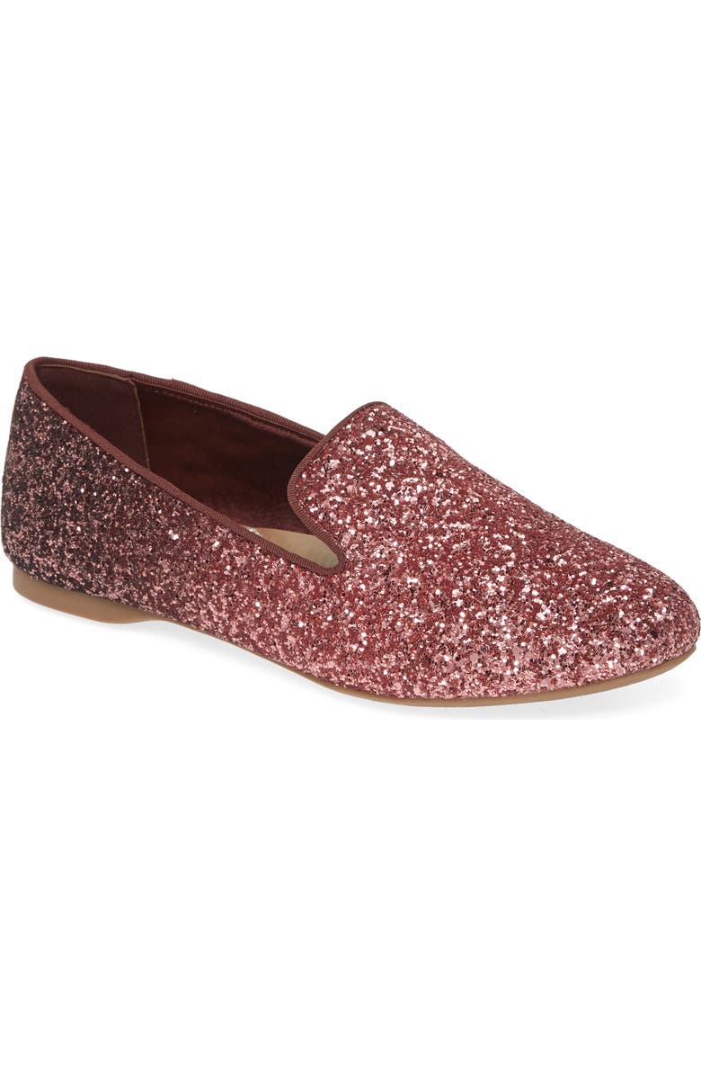 Birdies Starling Glitter Flat, Main, color,