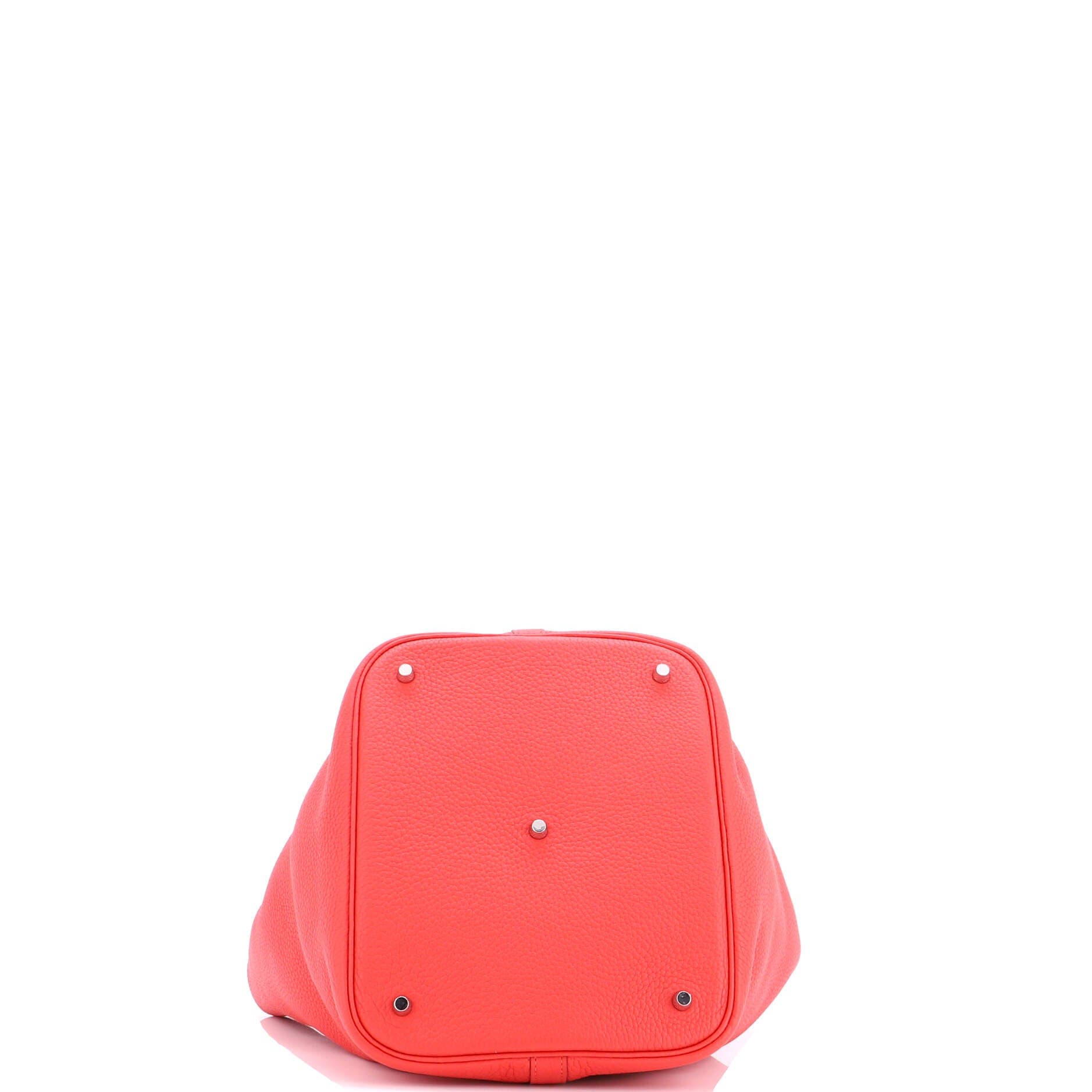 Pre-Owned Hermes Picotin Lock Bag Clemence GM, Alternate, color, Rouge Tomate