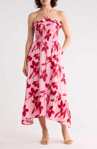 Strapless Midi Dress