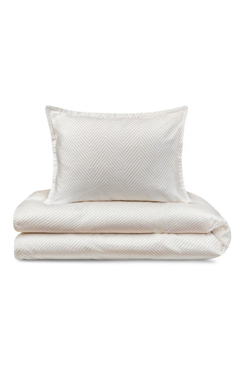 Leze Taupe King Duvet Cover, Sheet & Shams Set, Main, color, TAUPE CHEVRON