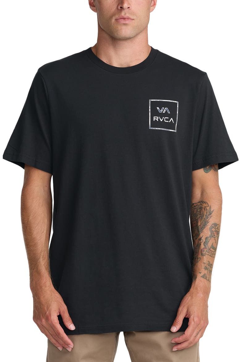 VA all the Way Cotton Graphic T-Shirt, Main, color, PIRATE BLACK