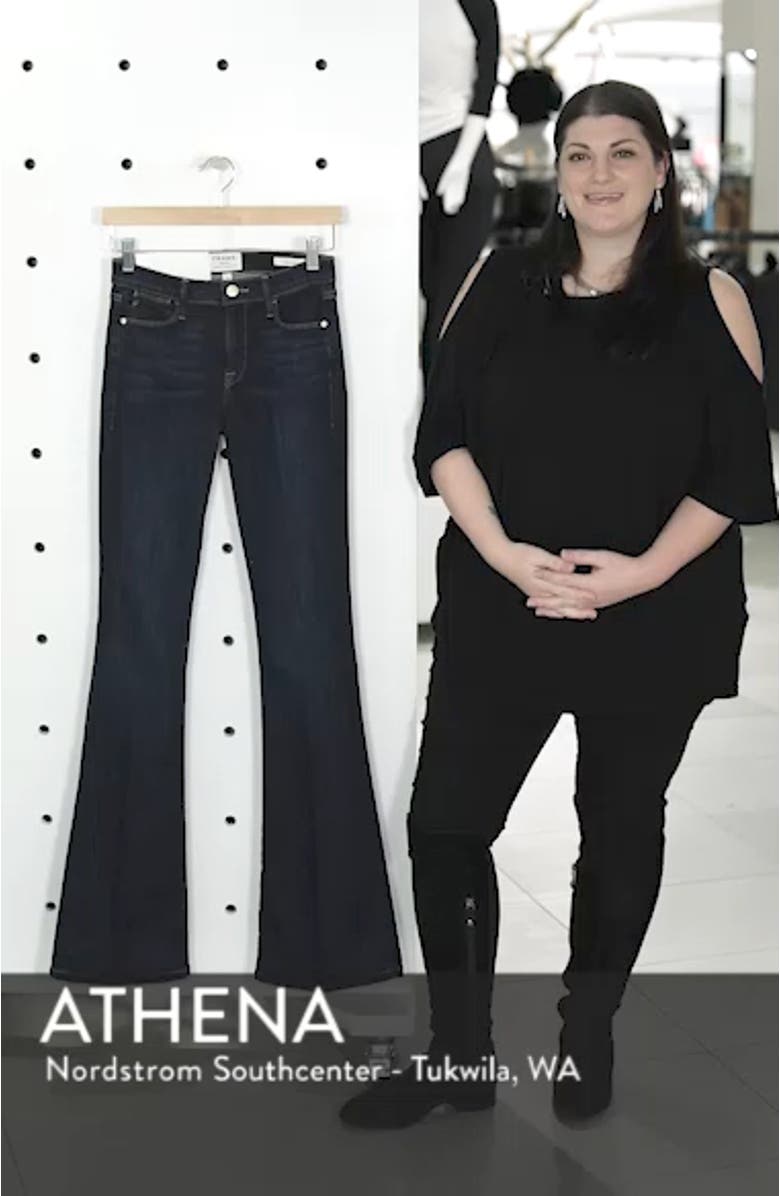 'Le High Flare' Jeans, sales video thumbnail