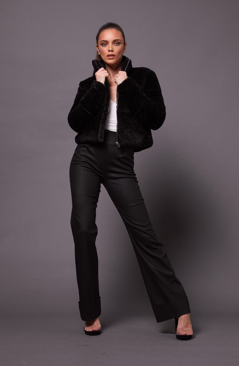 Tiger Mist Bridget Faux Fur Puffer Jacket, Alternate, color,