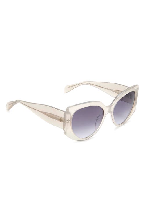 Rag & Bone 58mm Cat Eye Sunglasses In Purple