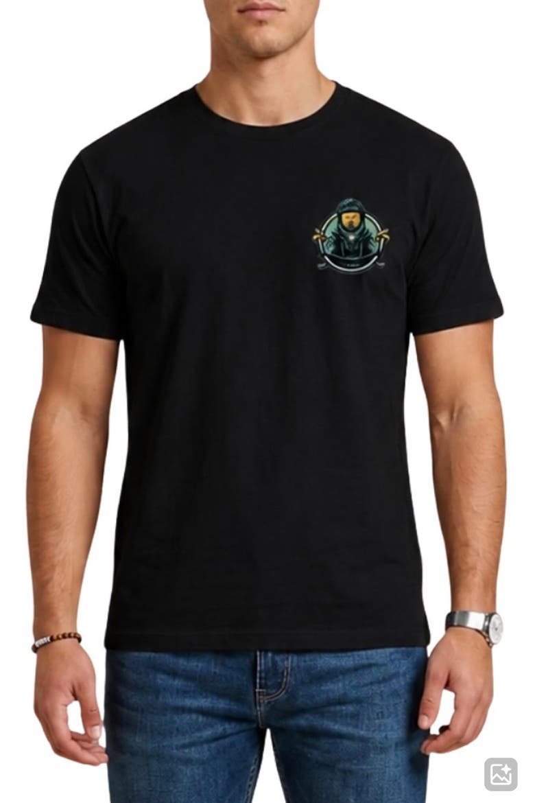 No Traffic Graphic T-Shirt, Main, color, BLACK