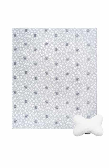 Juicy Couture Plush Throw & Fleece Pillow Set