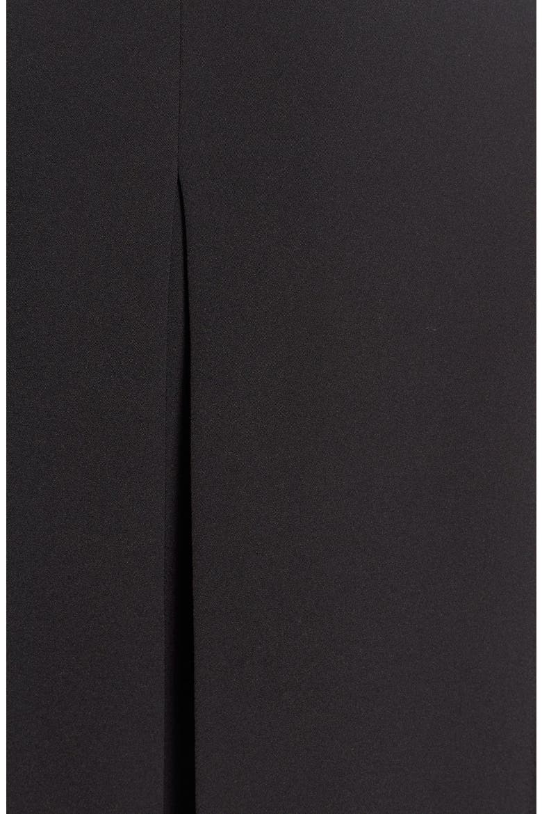 T Tahari Crepe Topper, Alternate, color, BLACK