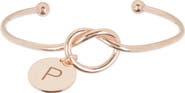 MESHMERISE Love Knot Initial Bracelet