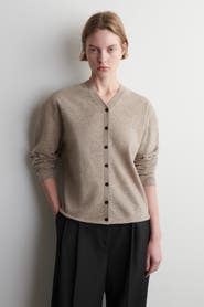 COS Merino Wool V-Neck Cardigan