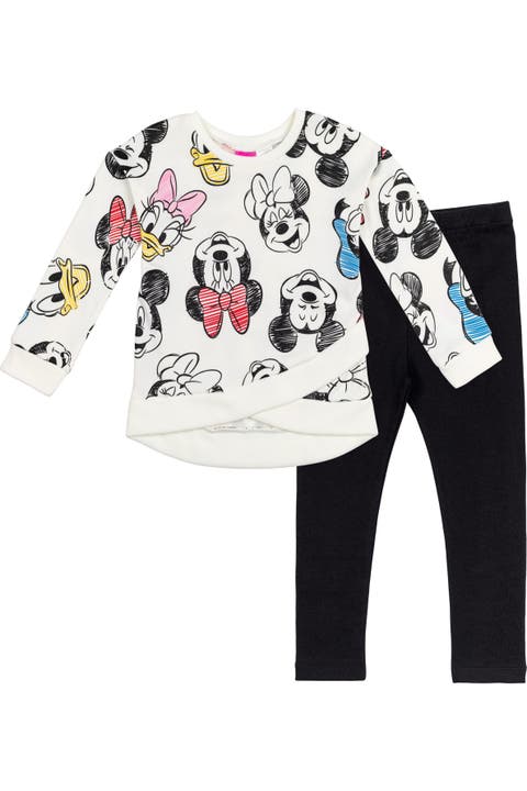Minnie Mouse Fleece Sweatshirt and Tulle Leggings Set
