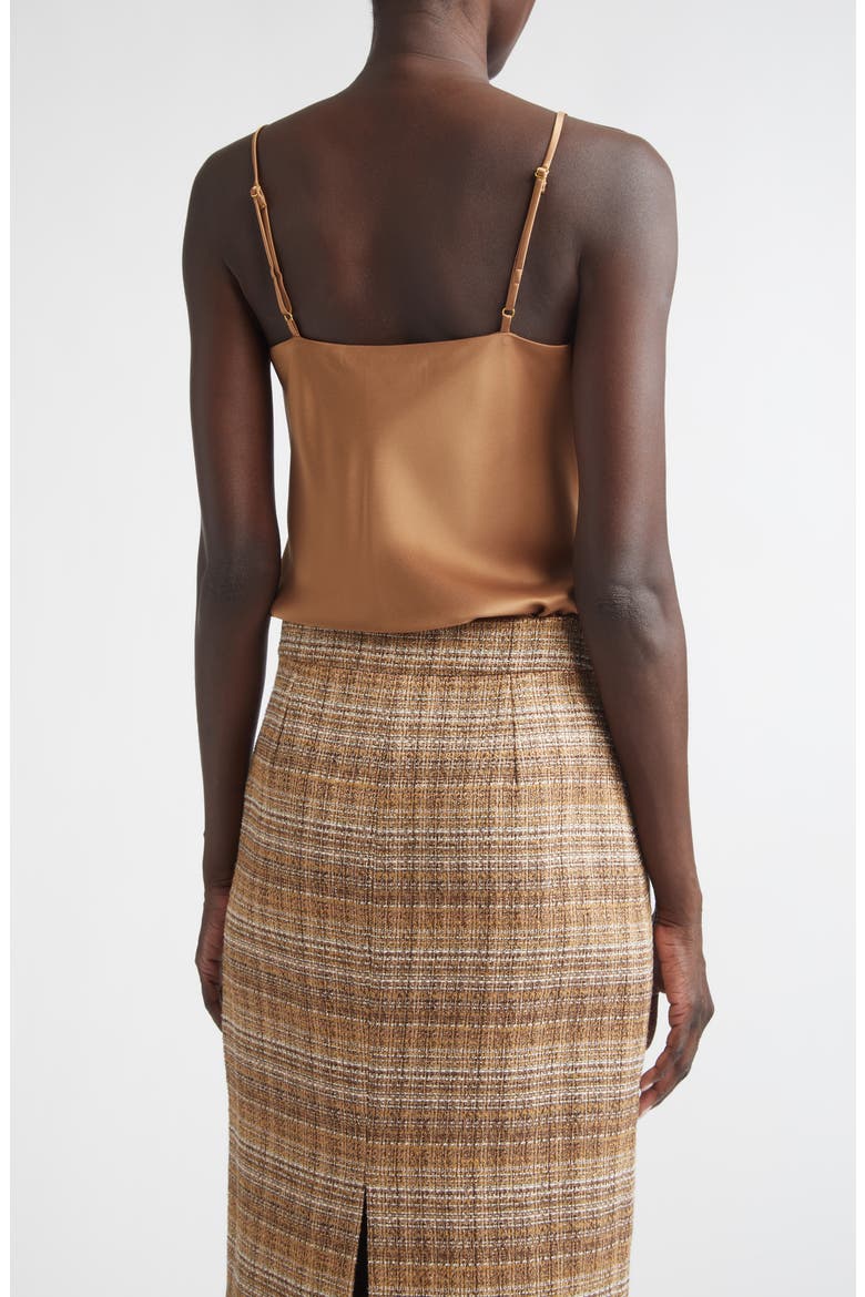 Monroe Liquid Satin Camisole, Alternate, color, VICUNA