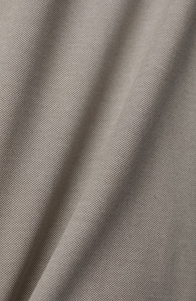 Rhone Effortless Oxford Performance Button-Down Shirt, Alternate, color, Foggy Taupe Heather