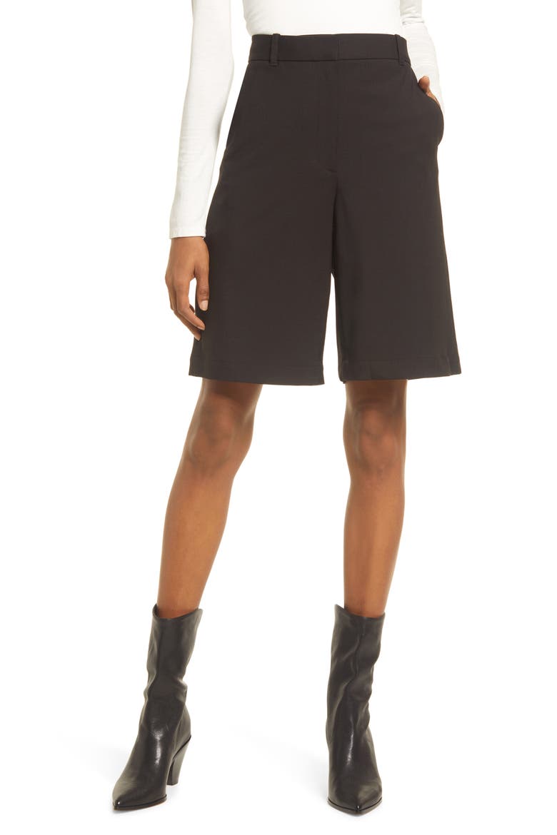 Relaxed Fit Shorts, Main, color, BLACK