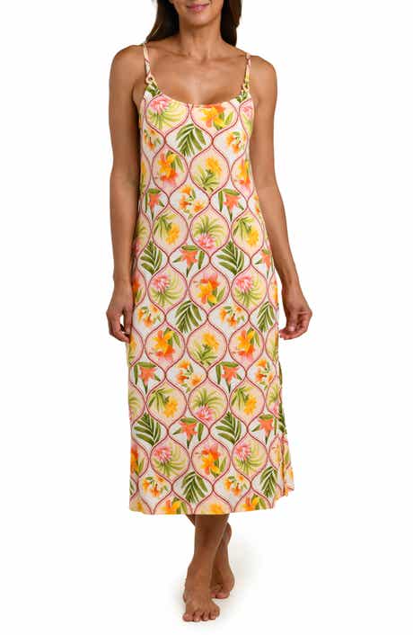 Palm Cover-Up Dress