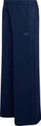adidas Originals Cotton Blend Scuba Knit Wide Leg Track Pants