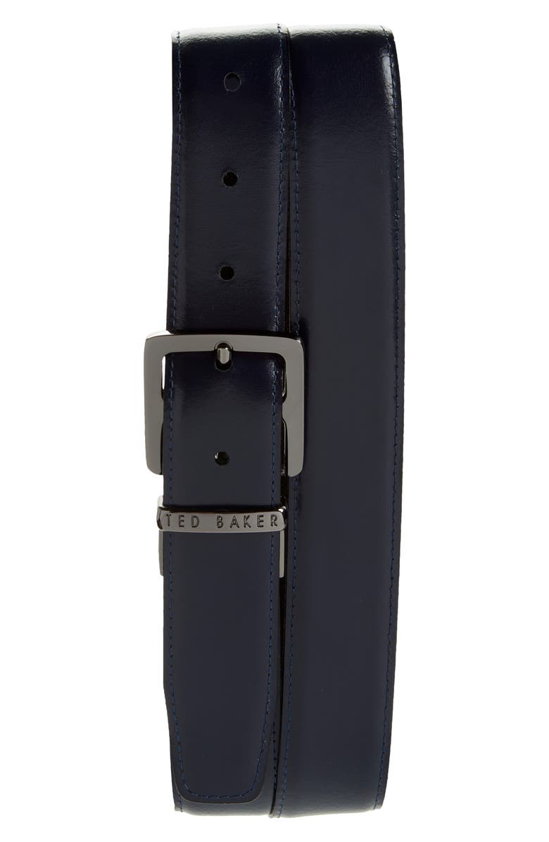 Ted Baker London Dolphin Reversible Leather Belt, Alternate, color, 