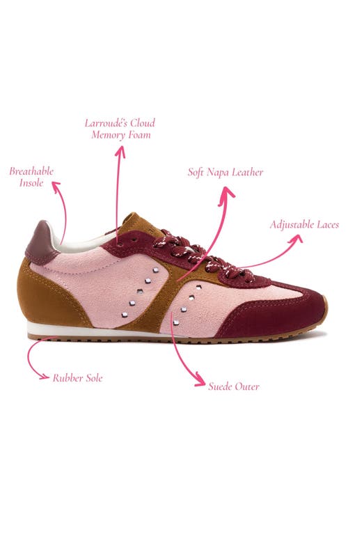 Larroude Stella Sneaker In Tulip