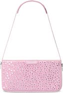 Alexander Wang Siren Pochette Crystal Embellished Leather Shoulder Bag