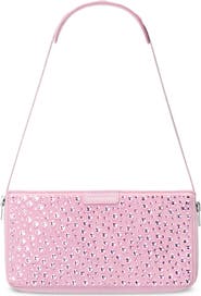Alexander Wang Siren Pochette Crystal Embellished Leather Shoulder Bag